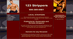 Desktop Screenshot of 123strippers.com